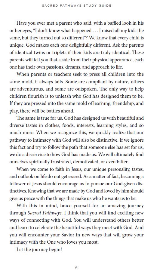 Sacred Pathways Bible Study Guide: Nine Ways to Connect with God