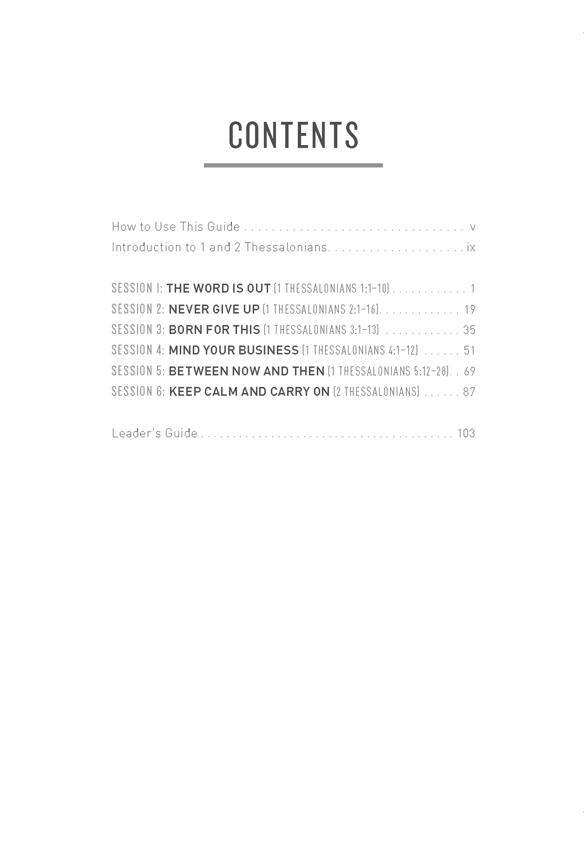1 & 2 Thessalonians Bible Study Guide plus Streaming Video: Keep Calm and Carry On