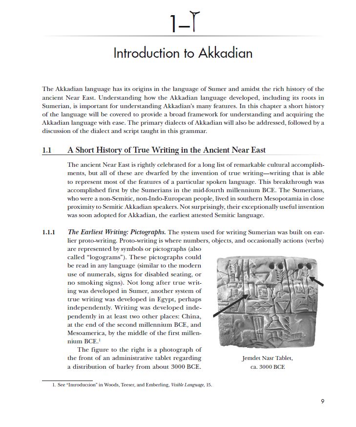 Basics of Akkadian: A Grammar, Workbook, and Glossary