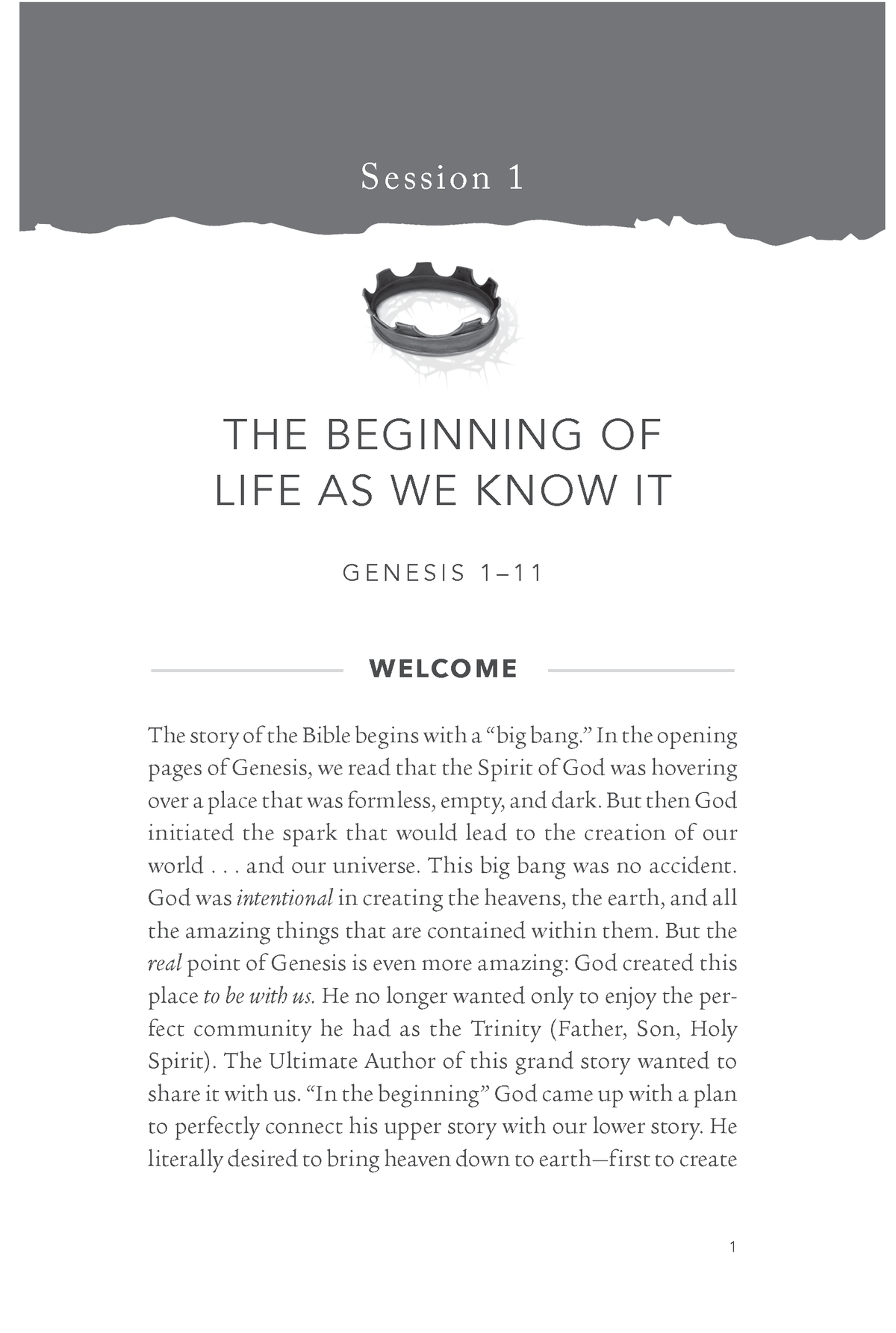 God the Creator Bible Study Guide plus Streaming Video: Our Beginning, Our Rebellion, and Our Way Back
