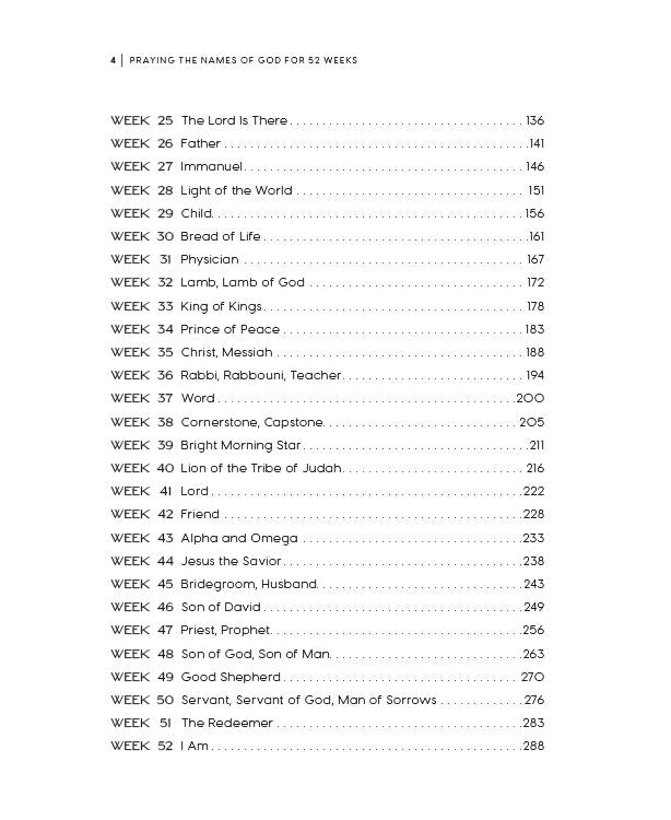 Praying the Names of God for 52 Weeks, Expanded Edition: A Year-Long Bible Study