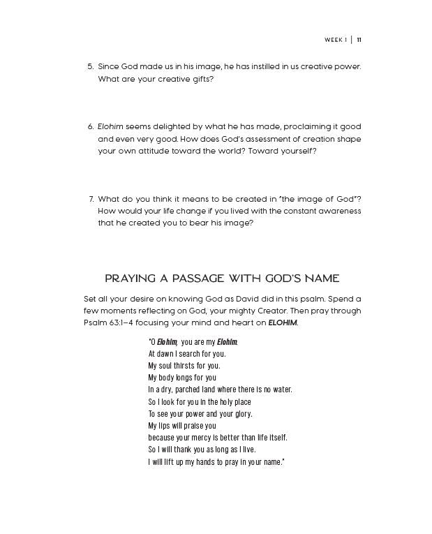 Praying the Names of God for 52 Weeks, Expanded Edition: A Year-Long Bible Study
