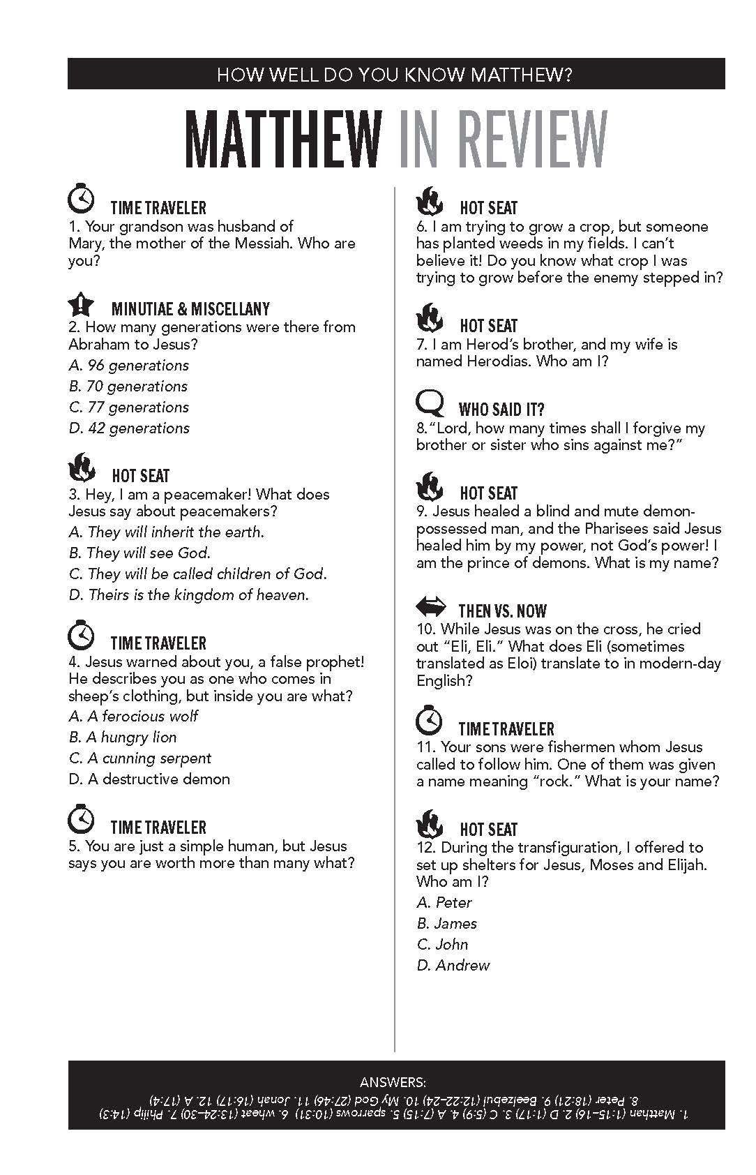 1,000 Trivia Facts About the Bible