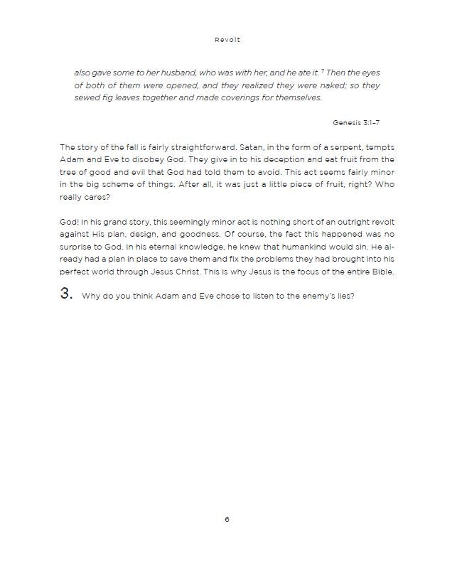 Revolt Bible Study Guide: The Story of God’s Pursuit of Imperfect People