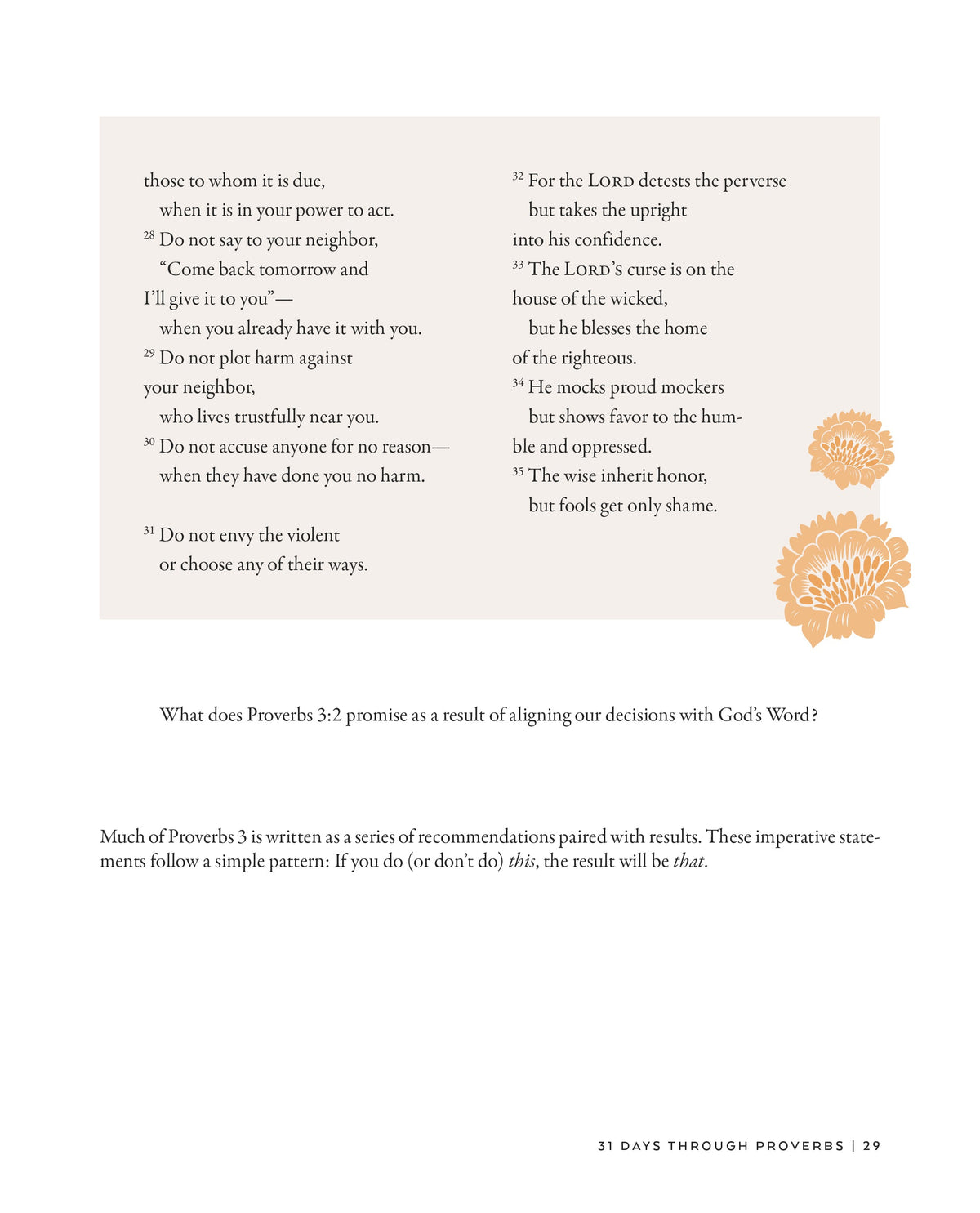 31 Days Through Proverbs: Wisdom for Every Day