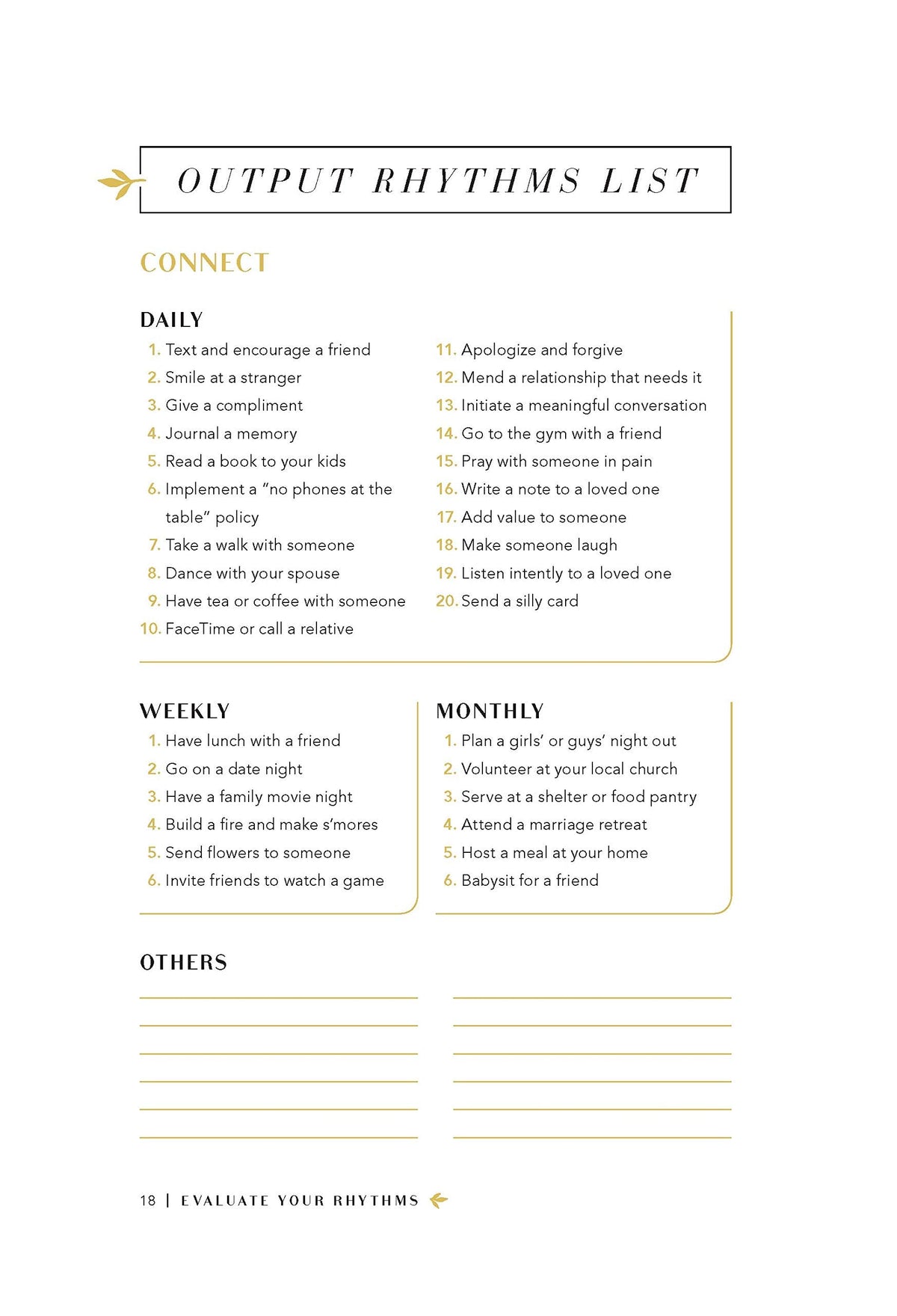 Rhythms for Life Planner and Journal: 90 Days to Peace and Purpose
