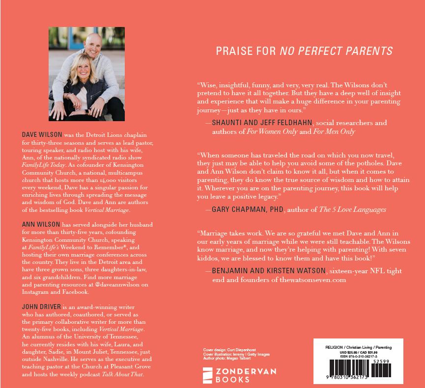 No Perfect Parents: Ditch Expectations, Embrace Reality, and Discover the One Secret That Will Change Your Parenting
