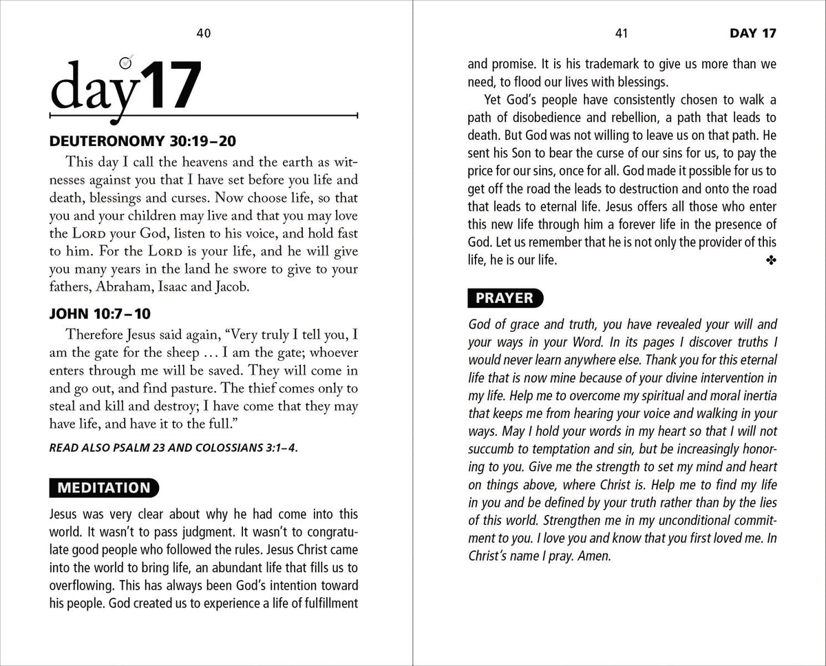 NIV, Once-A-Day 40 Days to Easter Devotional