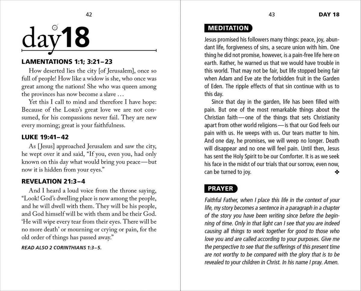 NIV, Once-A-Day 40 Days to Easter Devotional