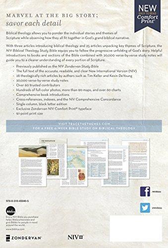 NIV, Biblical Theology Study Bible, Comfort Print: Follow God’s Redemptive Plan as It Unfolds throughout Scripture
