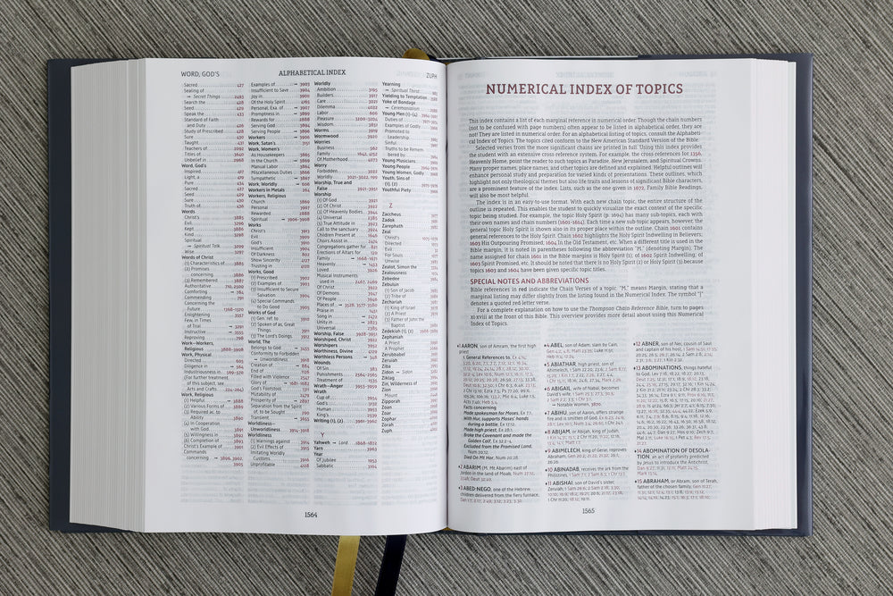 NASB, Thompson Chain-Reference Bible, 1995 Text, Red Letter, Comfort Print