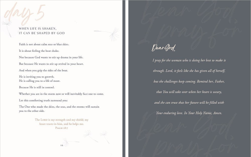 One Prayer Away: Healing Words to Speak Over Your Day - 90 Daily Devotions for Christian Women – The Perfect Devotional Gift for Mom
