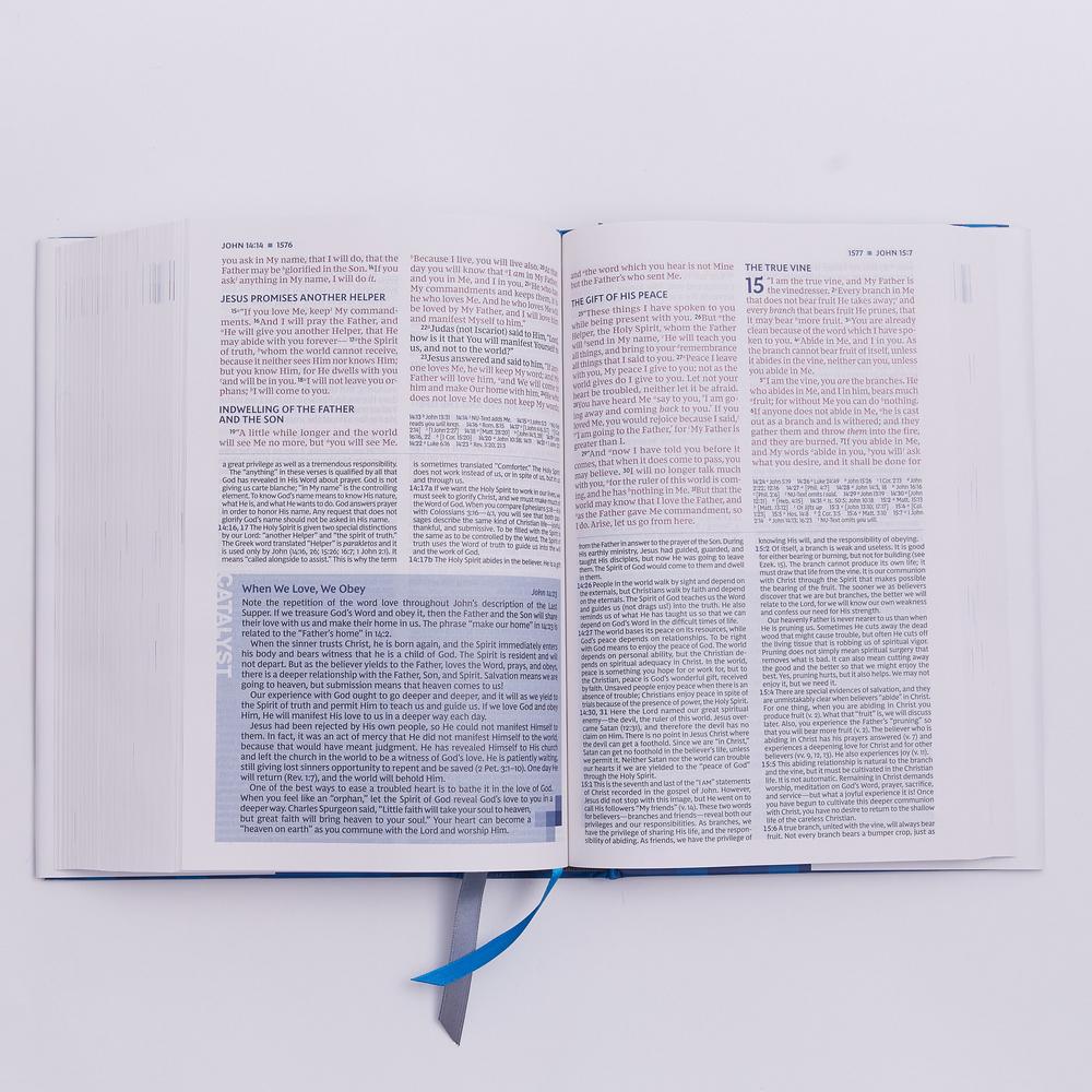 NKJV, Wiersbe Study Bible, Red Letter Edition, Comfort Print: Be Transformed by the Power of God’s Word
