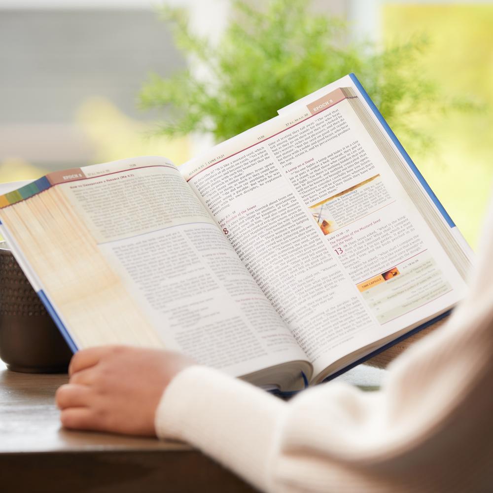 NIV, Chronological Study Bible, Comfort Print: Holy Bible, New International Version