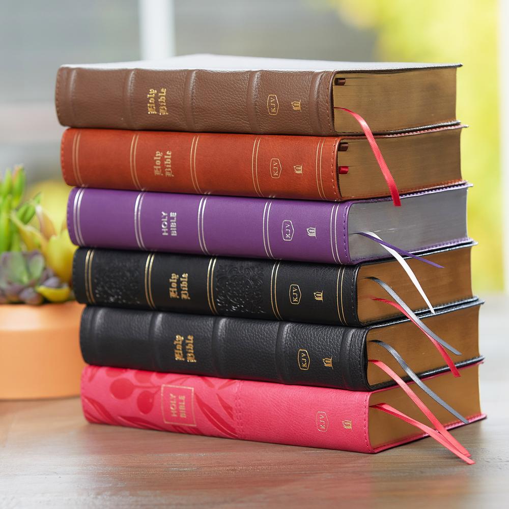 KJV, Personal Size Large Print Single-Column Reference Bible, Red Letter Edition, Comfort Print
