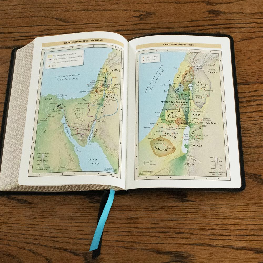 NKJV, Large Print Thinline Reference Bible, Blue Letter, Maclaren Series, Comfort Print: Holy Bible, New King James Version