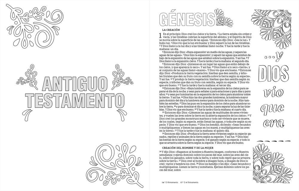 NBLA, Biblia Edición Artística Ilustrada, Palabras de Jesús en Rojo