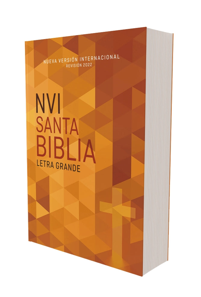 NVI, Santa Biblia, Revisión 2022, Edición económica, Letra grande, Tapa rústica