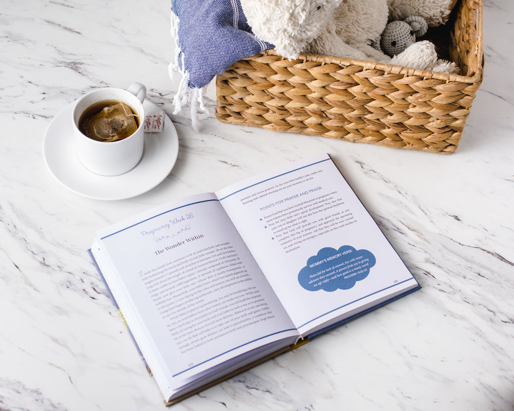 Waiting in Wonder: Growing in Faith While You're Expecting (A Pregnancy Memory Book, Devotional, and Journal) – The Perfect Christian Baby Shower Gift for Expectant Moms