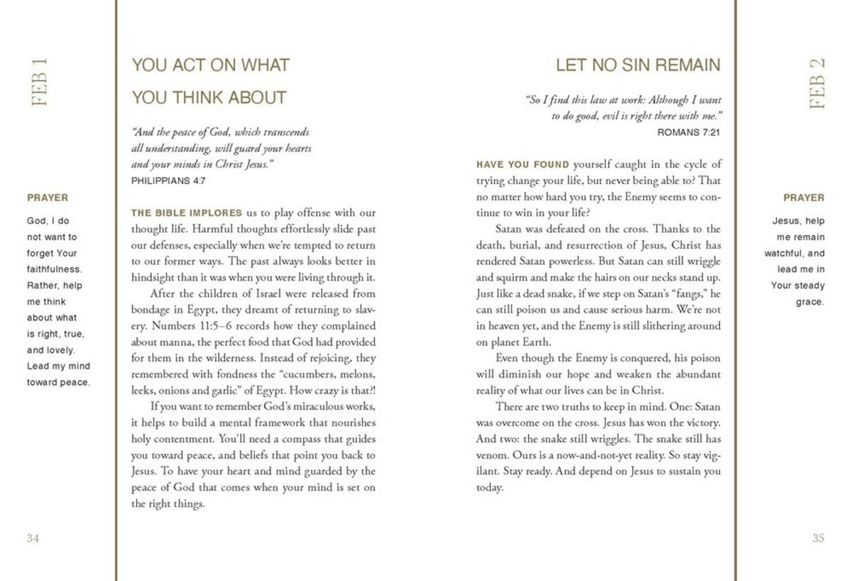 Grace and Glory: 365 Devotions for a Life Transformed by Jesus (A 365-Day Devotional)