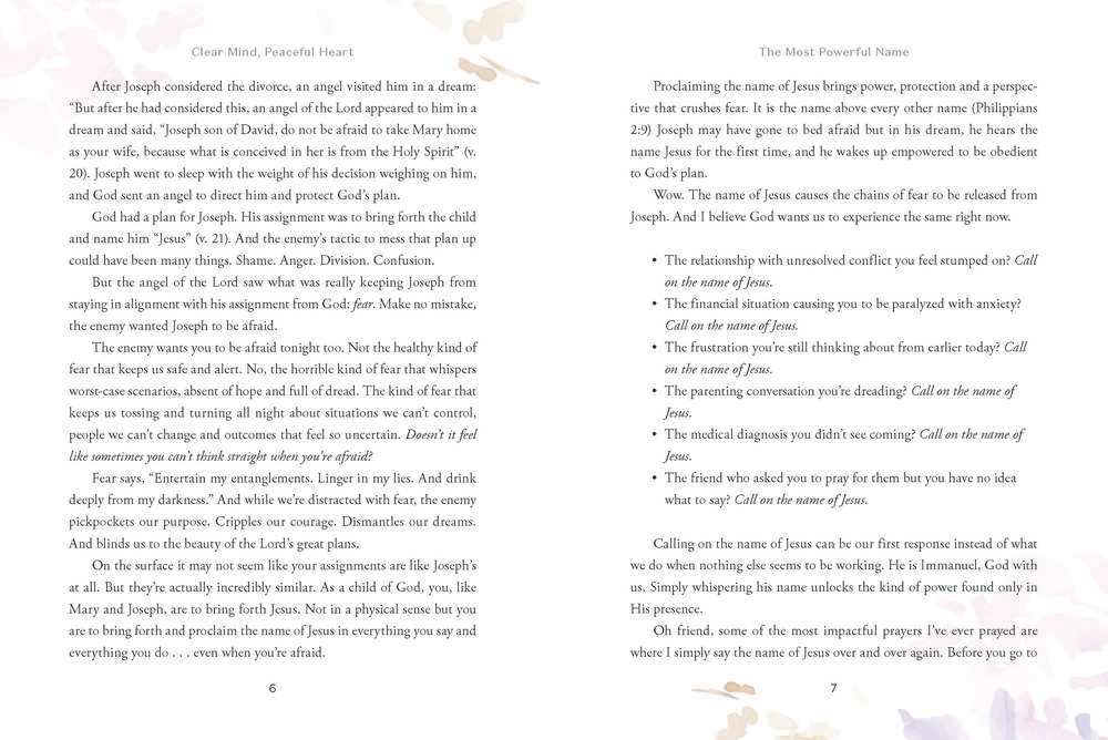 Clear Mind, Peaceful Heart: 50 Devotions for Sleeping Well in a World Full of Worry (A 50-Day Devotional)