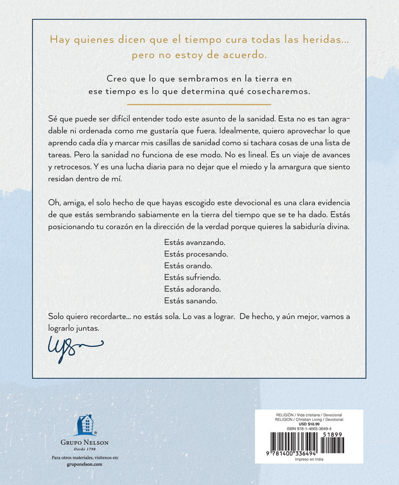 Lo vas a lograr: 50 devocionales matutinos y vespertinos para calmar tu mente, aquietar tu corazón y experimentar la sanidad hoy