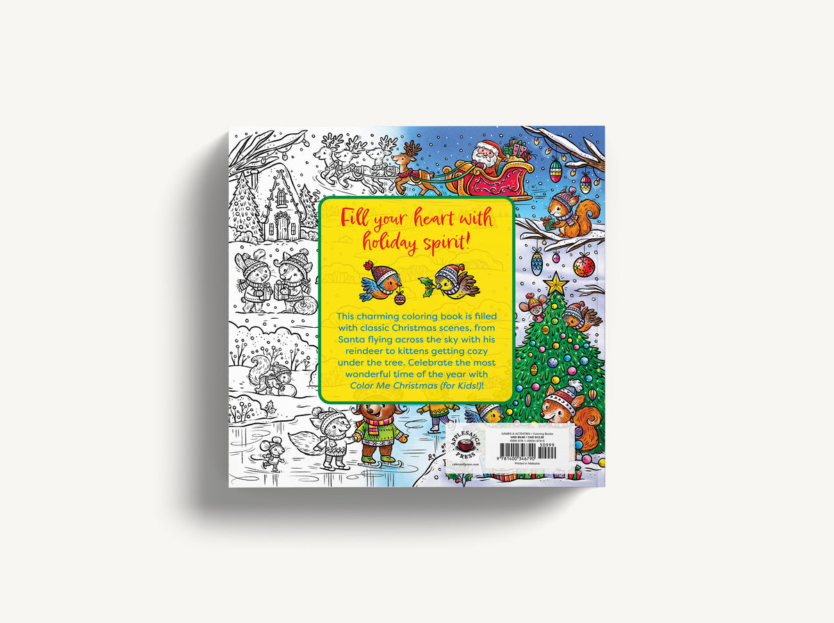 Color Me Christmas (for Kids!): 30 Festive Coloring Pages