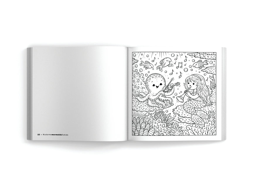 Color Me Mermaids (for Kids!): 30 Magical Coloring Pages
