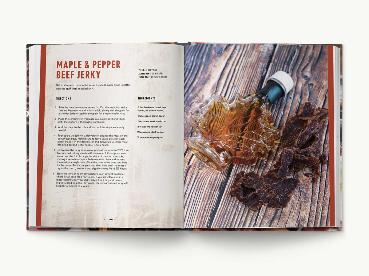 Jerky: The Essential Cookbook with Over 50 Recipes for Drying, Curing, and Preserving Meat