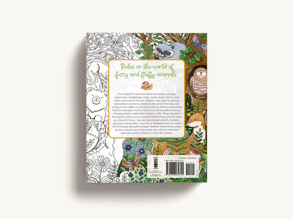 Color Me Critters: An Adorable Adult Coloring Book