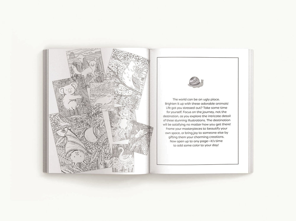 Another Fairy Tale Chapter Color Me Critters: An Adorable Adult Coloring Book