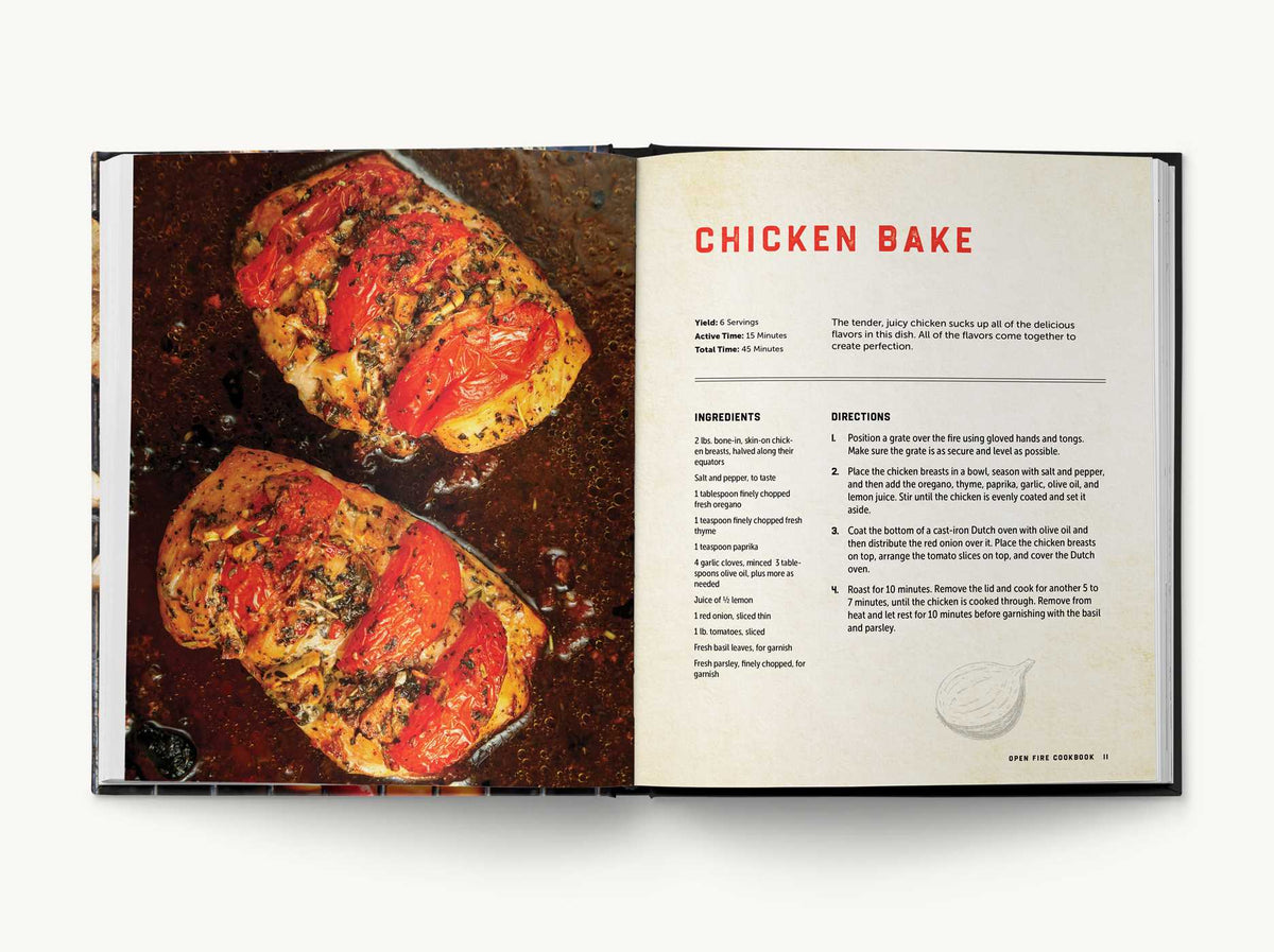 The Open Fire Cookbook: Over 100 Rustic Recipes for Outdoor Cooking