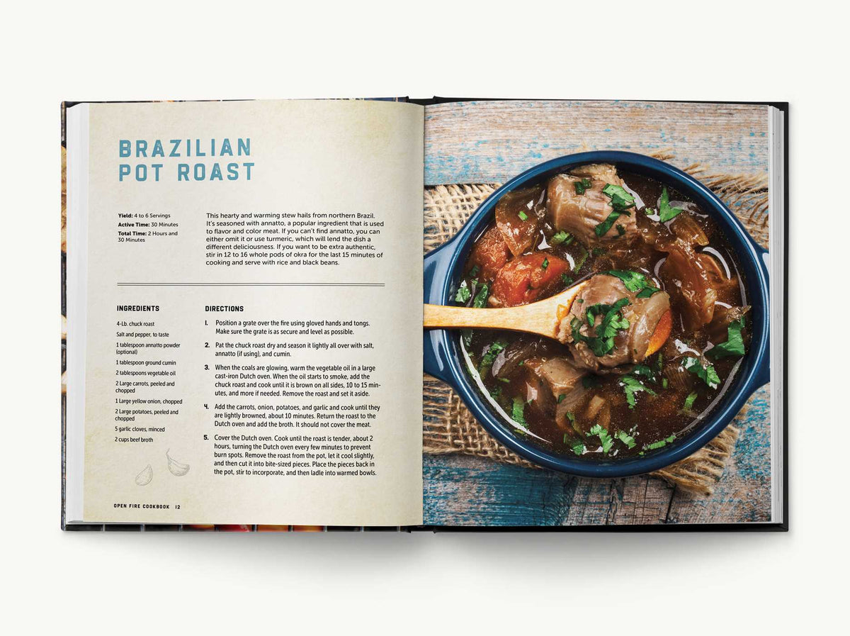 The Open Fire Cookbook: Over 100 Rustic Recipes for Outdoor Cooking