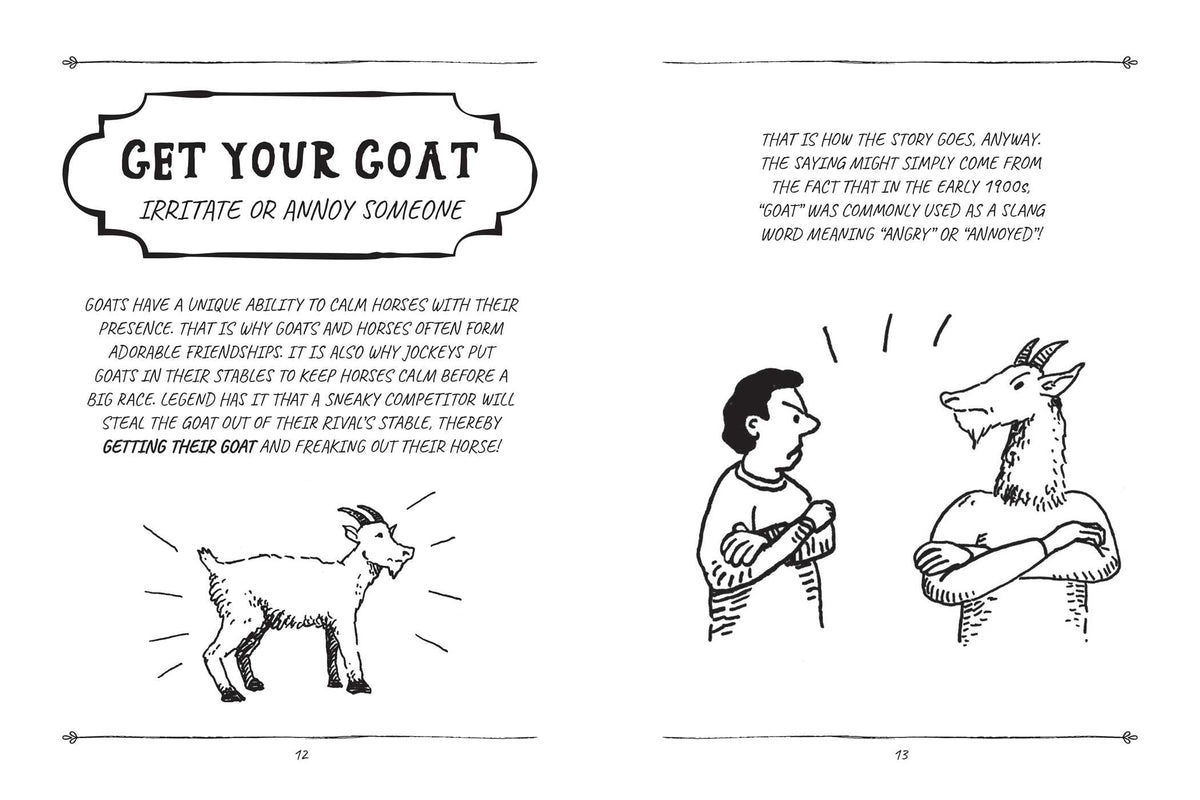 The Illustrated Histories of Everyday Expressions: Discover the True Stories Behind the English Language's 64 Most Popular Idioms