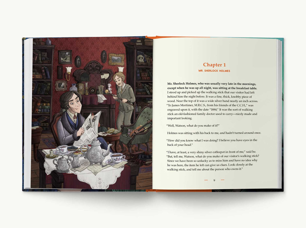 Sherlock Holmes (The Hound of the Baskervilles) - Kid Classics: The Classic Edition Reimagined Just-for-Kids!