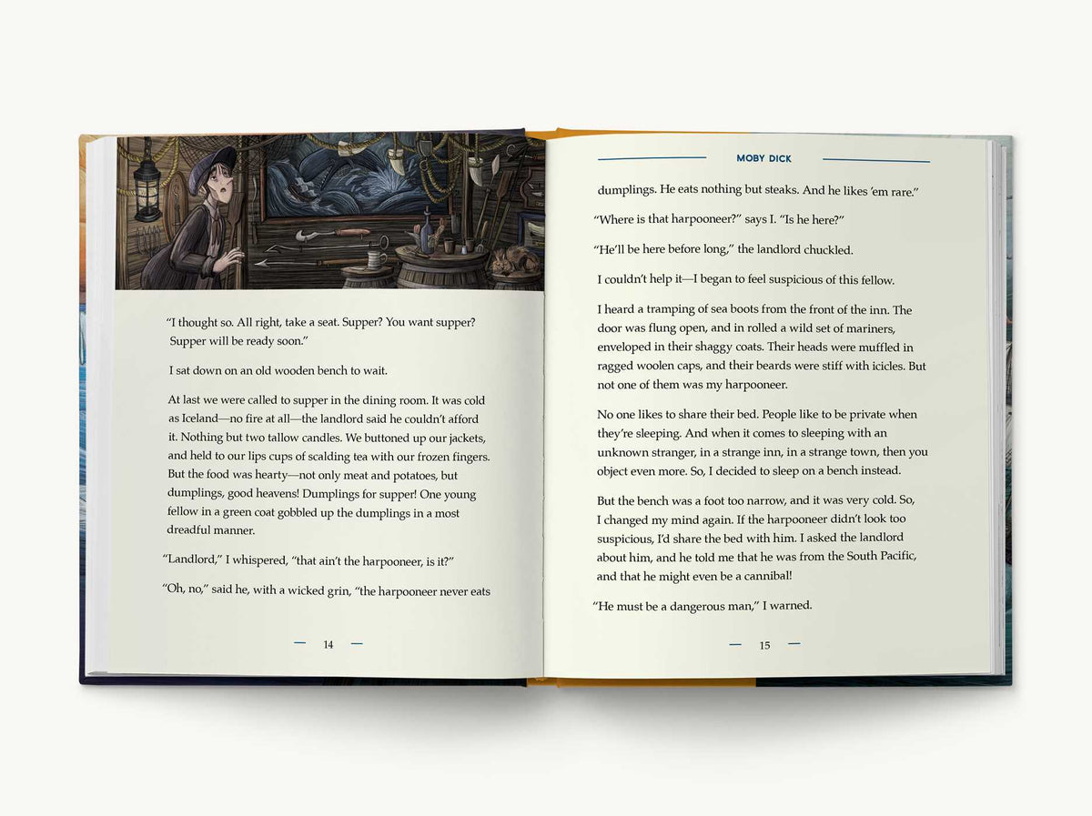 Moby Dick - Kid Classics: The Classic Edition Reimagined Just-for-Kids!