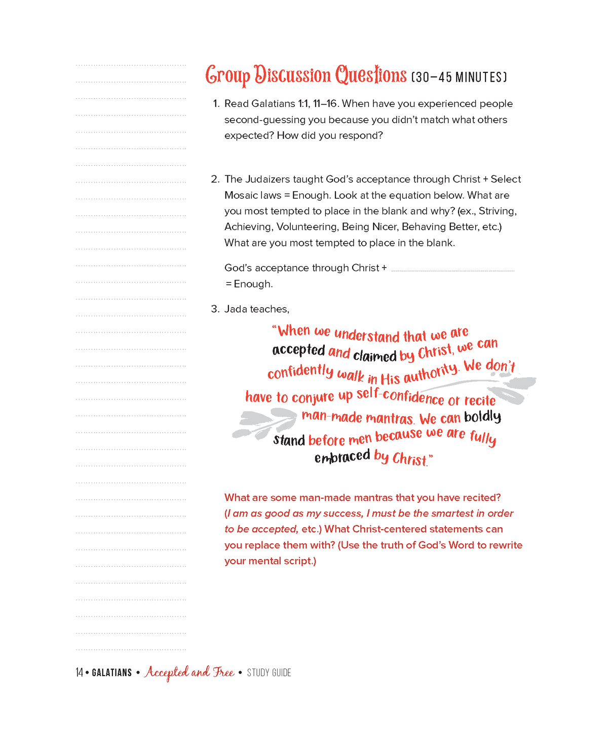 Galatians Bible Study Guide plus Streaming Video: Accepted and Free