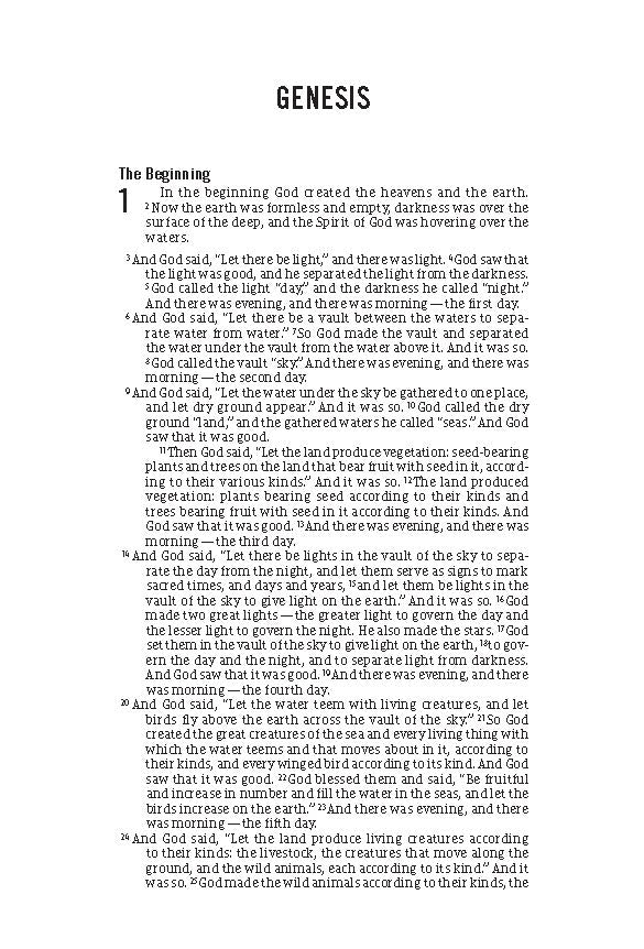 The Jesus Bible Journal, Genesis, NIV, Paperback, Comfort Print