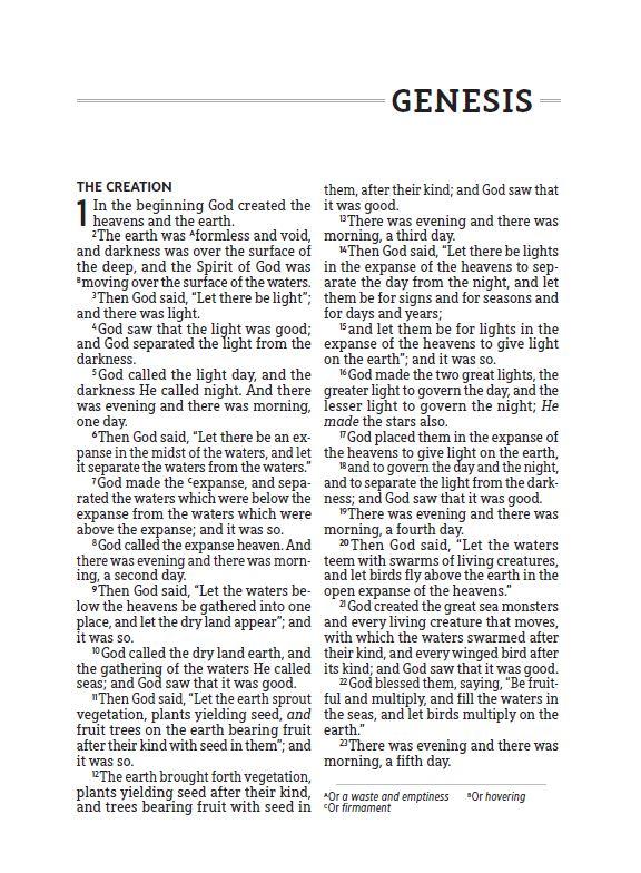 NASB, Thinline Bible, Giant Print, Red Letter Edition, 1995 Text, Comfort Print