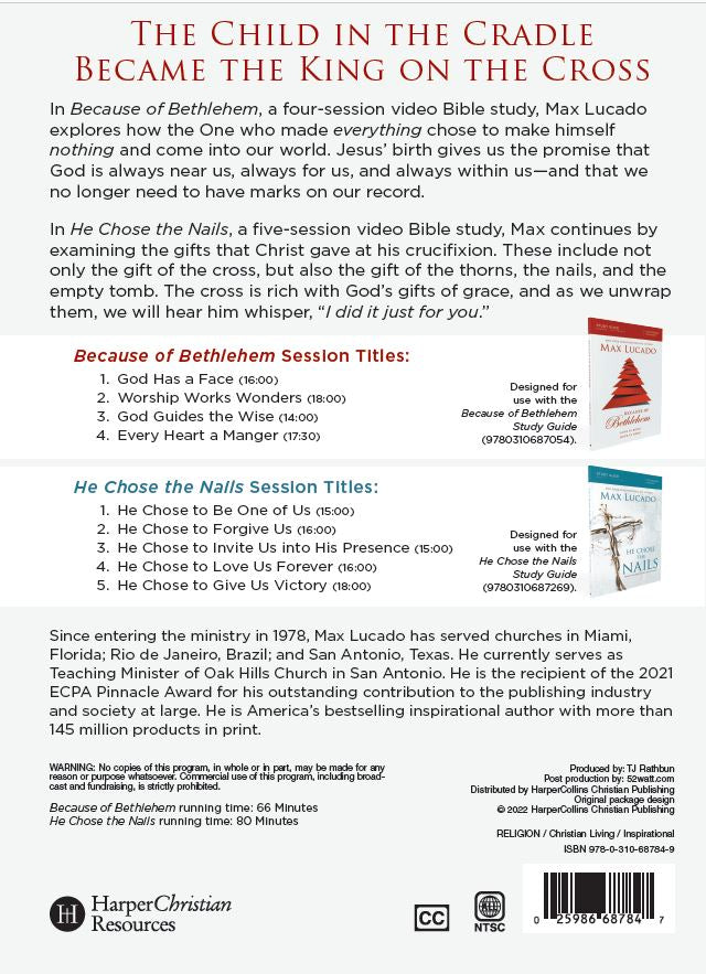 Because of Bethlehem/He Chose the Nails Video Study: Love is Born, Hope is Here