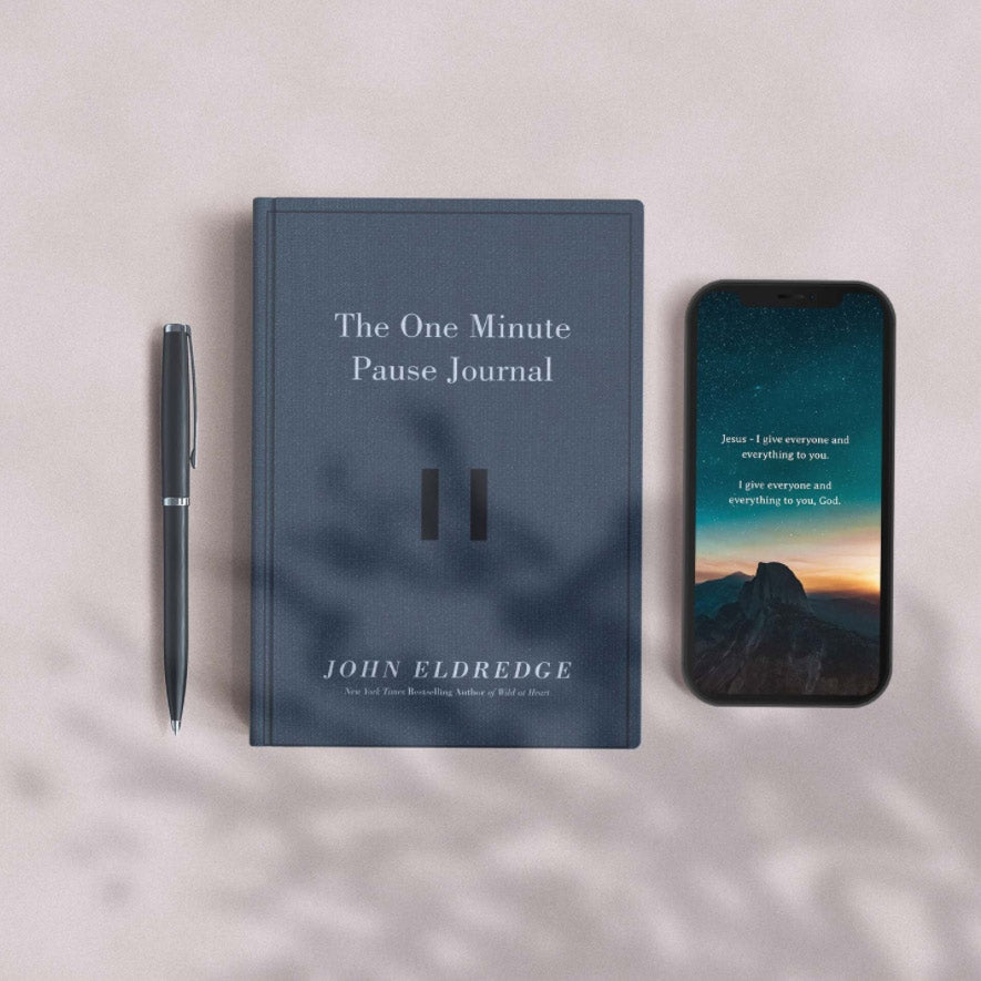 The One Minute Pause Journal: A Daily Invitation to Slow Down, Stop, and Reflect (A 90-Day Guided Devotional Journal)