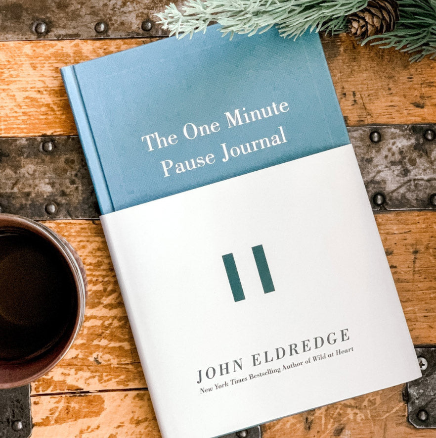 The One Minute Pause Journal: A Daily Invitation to Slow Down, Stop, and Reflect (A 90-Day Guided Devotional Journal)