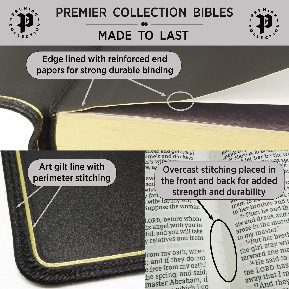 NASB, The Grace and Truth Study Bible, Premium Goatskin Leather, Brown, Premier Collection, Black Letter, 1995 Text, Art Gilded Edges, Comfort Print