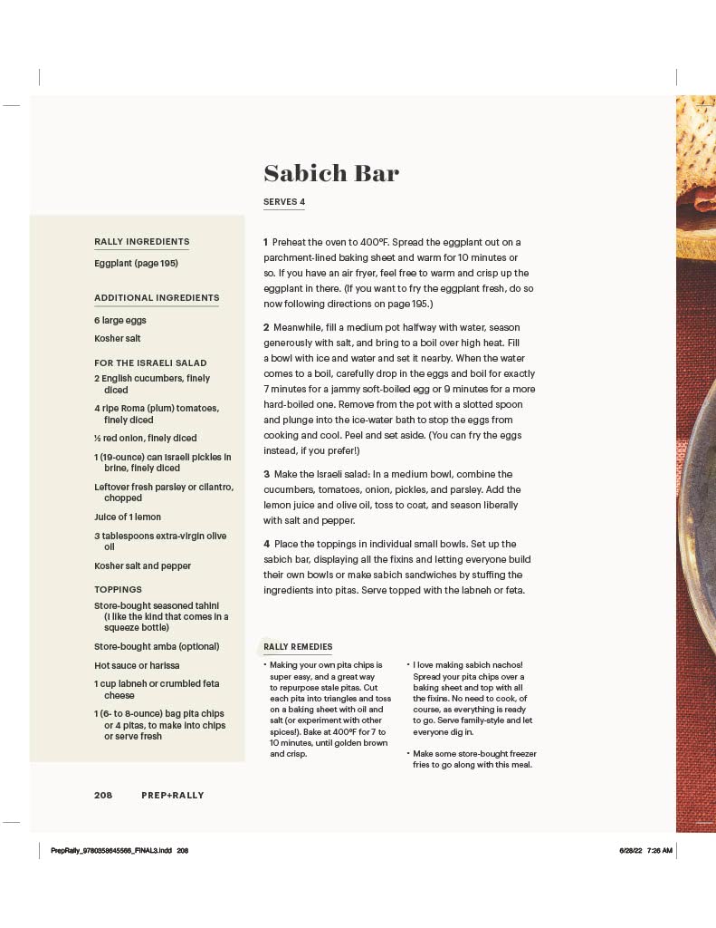 Prep And Rally: An Hour of Prep, A Week of Delicious Meals